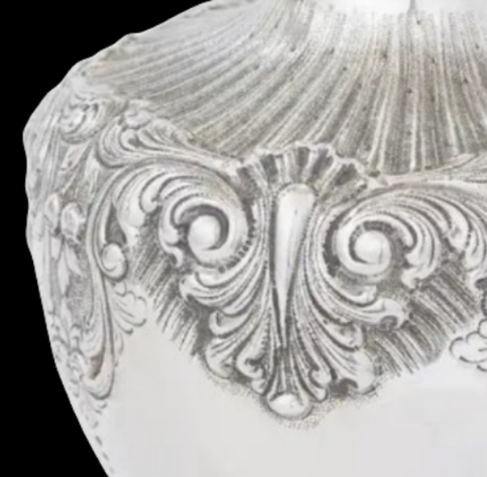 925 Very Large Sterling Silver Decorative Piece / Vase