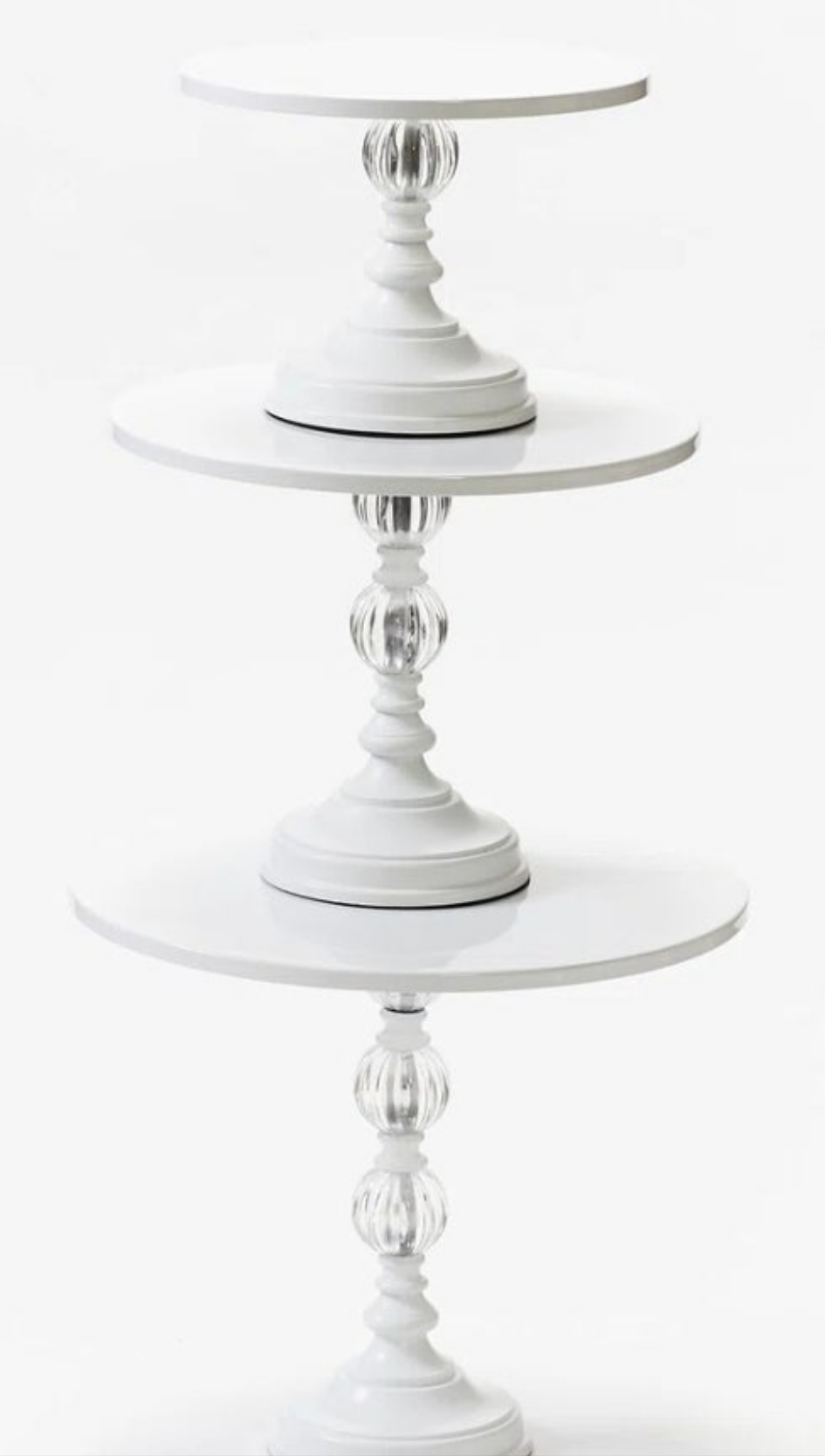 3 piece Cake Stand Set Aluminum