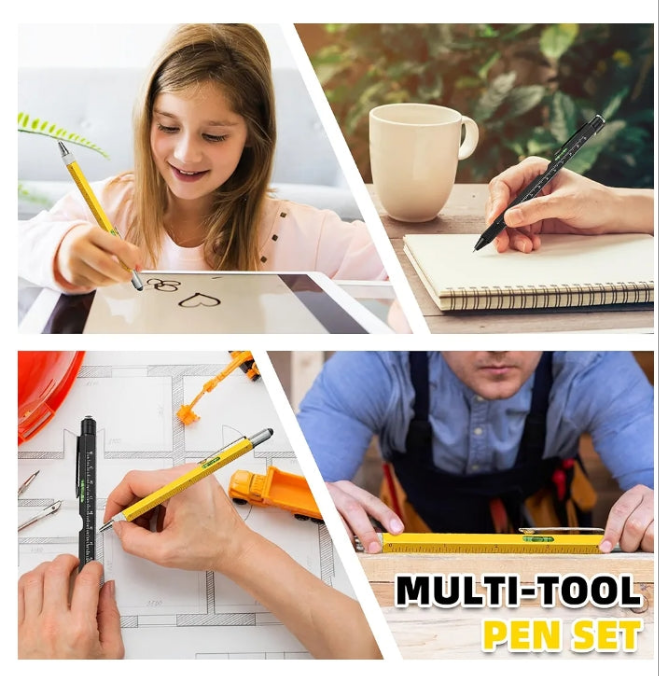 Fathers Day Dad Gifts,Gifts for Men from Daughter Son Wife, Multitool Pen 10 in 1 Multi Tool Gifts for Dad Men Grandpa Christmas Day Gifts from Son Husband's Gift