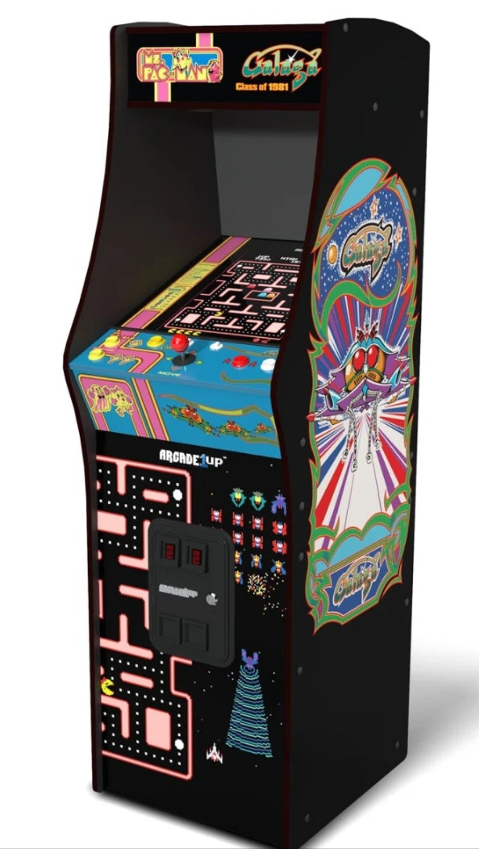 GALAGA 1981 DLX ED...OR Pacman Legacy Arcade DLX ED...OR Nba Jam Deluxe 2-player Control Panel Arcade Machine Console...ORMORTAL KOMBAT II ARCADE DLX ED