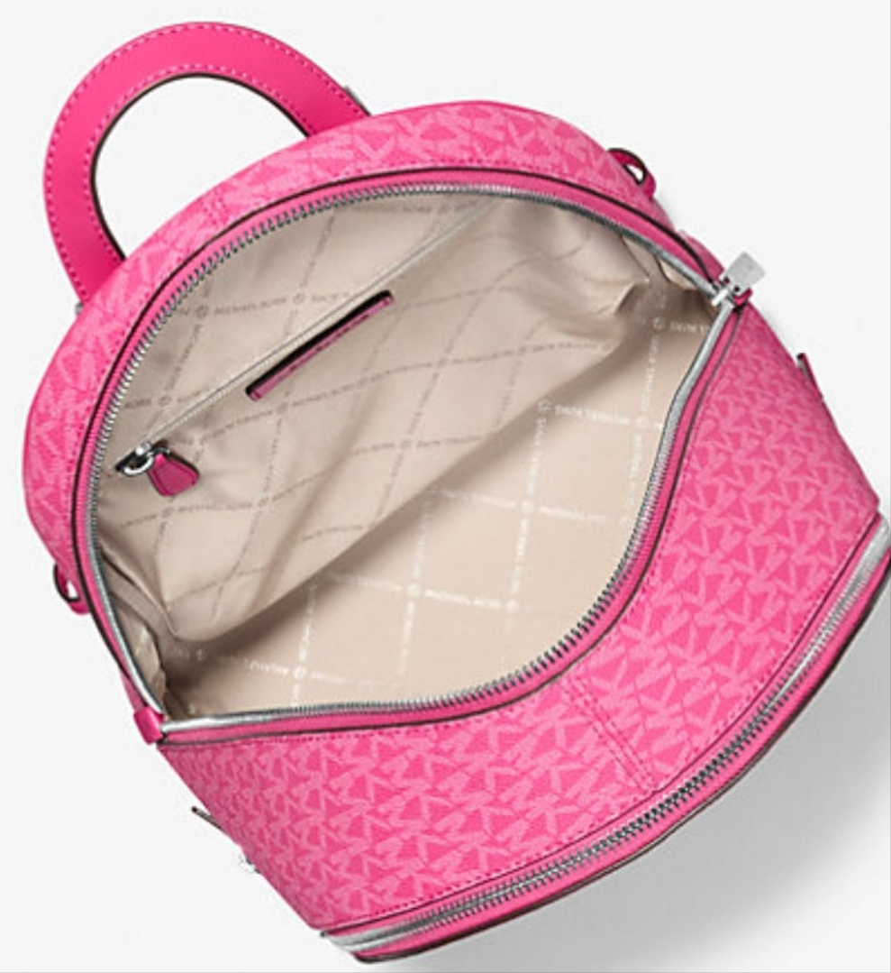 Micheal Kors Medium Signature Logo Backpack