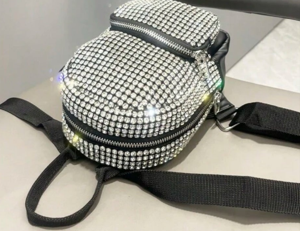 COCOMONEY Rhinestone Baddie minni
