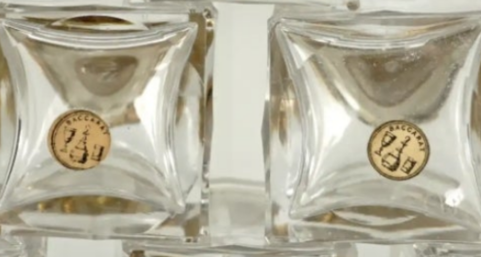 Cut Crystal Perfume Box, Casket