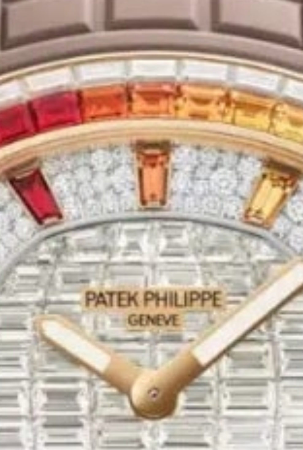 Patek Philippe GRAND Complications Multicolored Diamond Dial Beige Strap 5260-355R-001