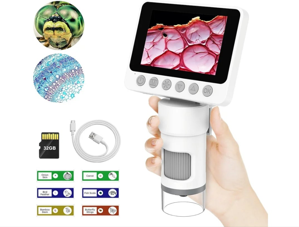 Microscope for Kids, handheld microscope choose from 3 options below ages 5 and up explore nature in depth see things closer than usual