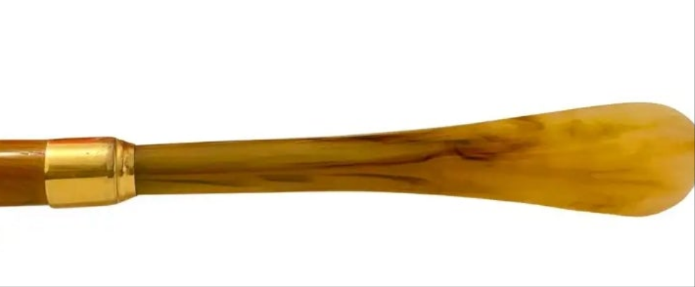 1960s Gucci Wood Golf Club Web Stripe Long Shoe Horn