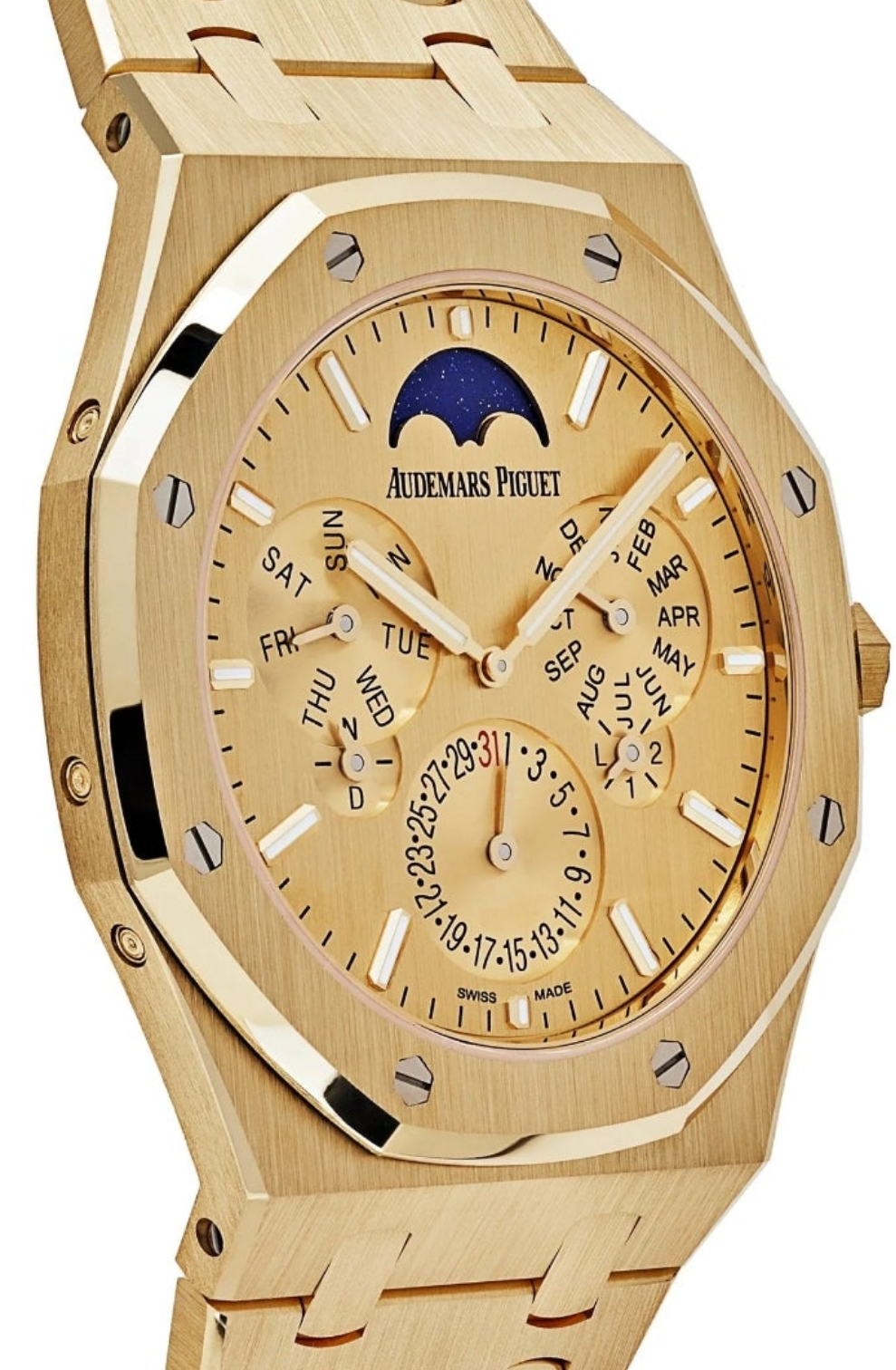 Audemars Piguet Royal Oak Perpetual Calendar Ultra-Thin 26586BA.OO.1240BA.99 Watch Yellow Gold Limited Edition