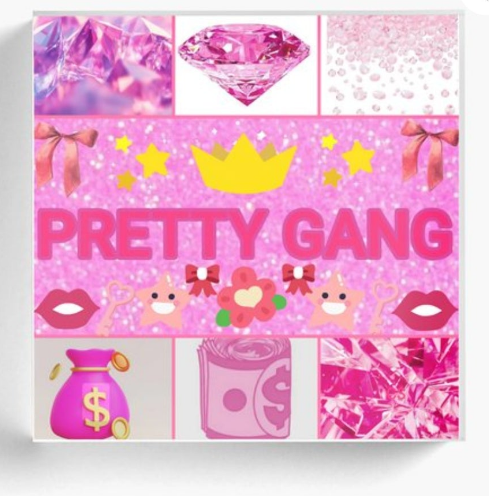 Pretty Gang merch by Cocomoney choose number beside product you want