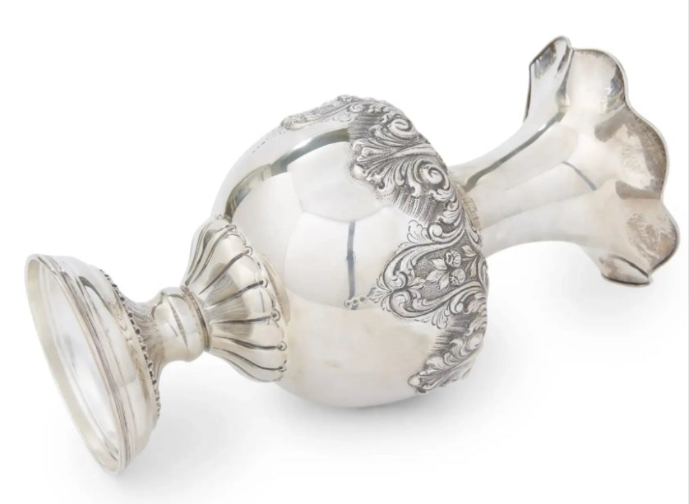 925 Very Large Sterling Silver Decorative Piece / Vase