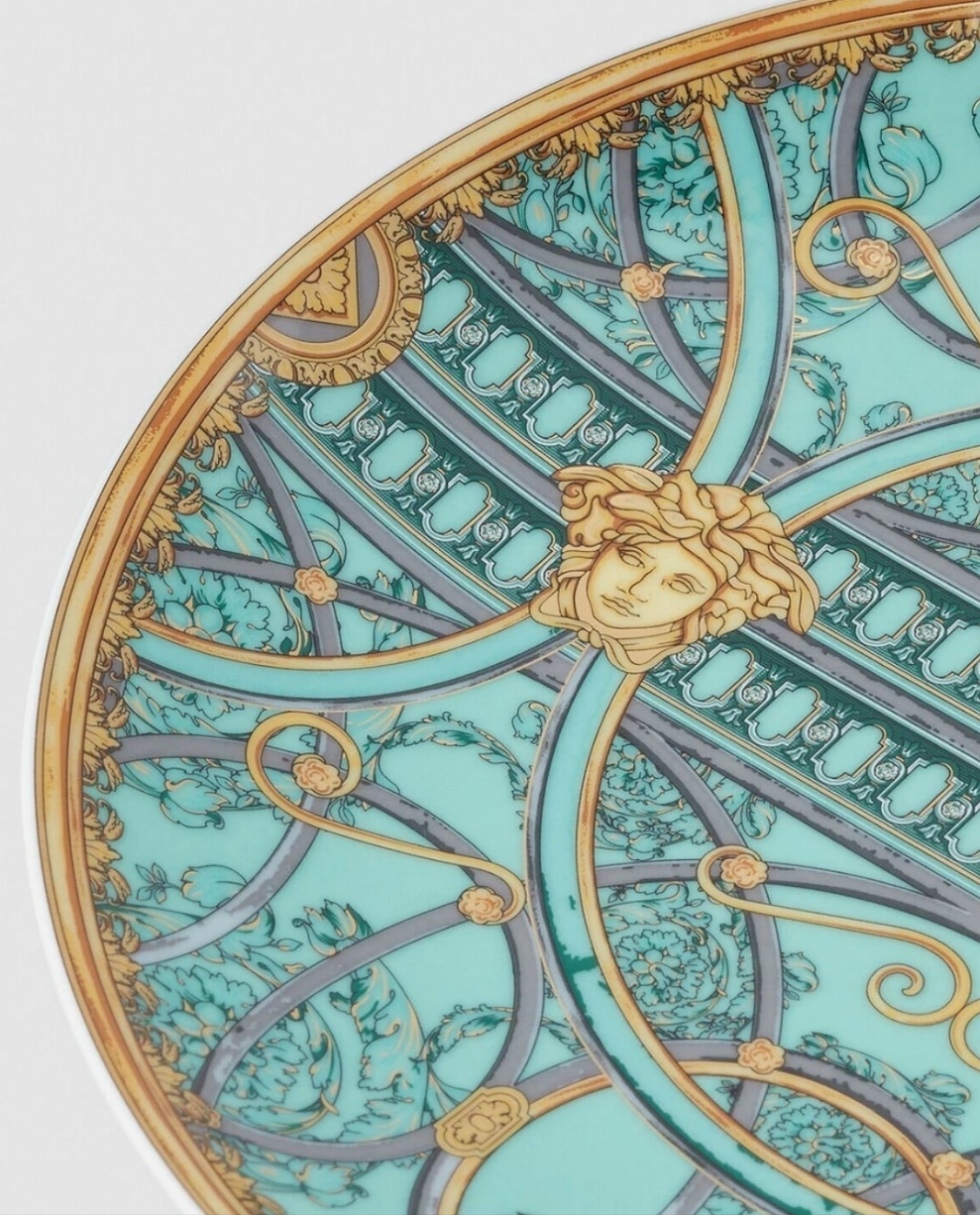 Versace Rosenthal - La Scala del Palazzo Verde - set of 6 flat plates ø cm 21
