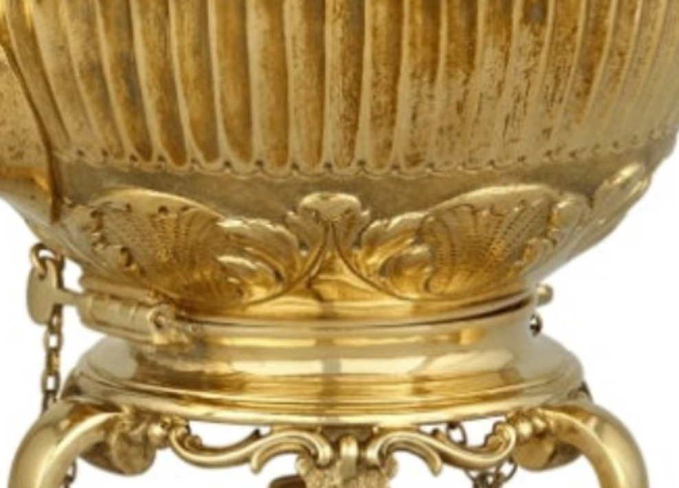 Victorian Silver Gilt Tea Set by Edward Barnard & Sons