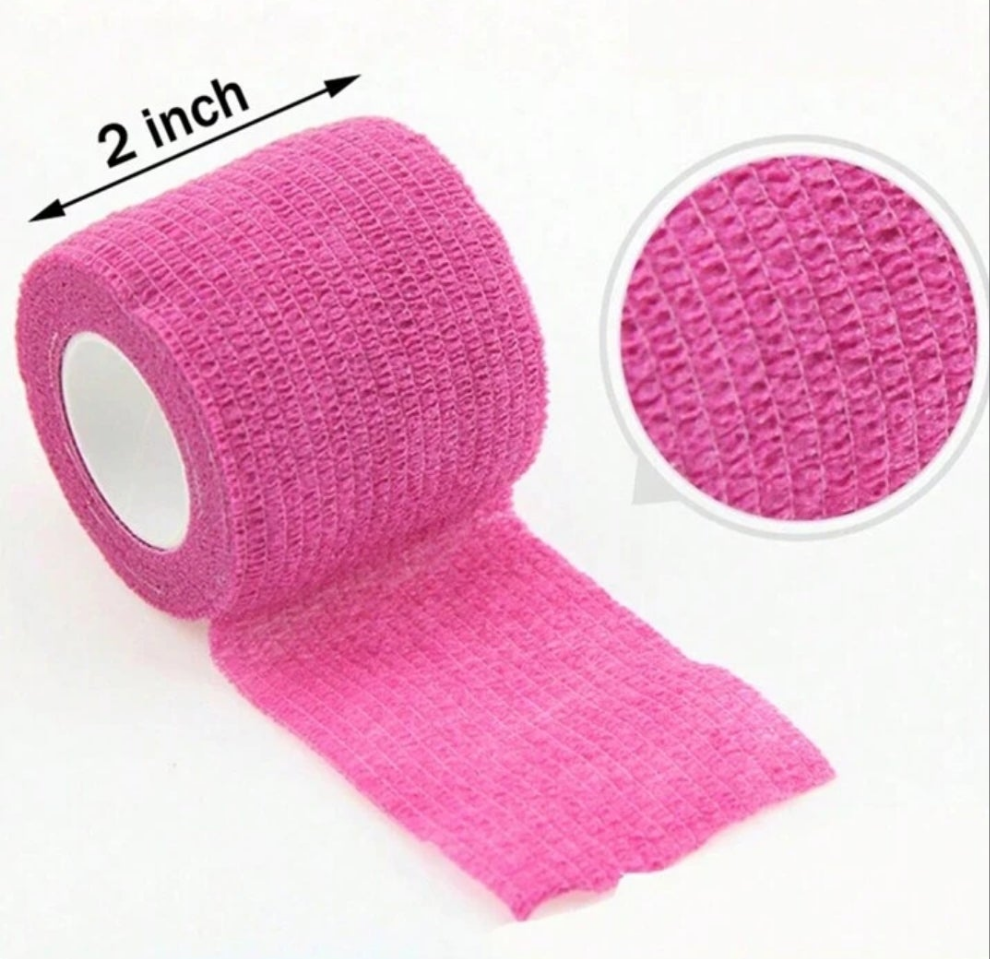 1 Pack Self-Adhesive Bandage Wrap, 2 Inches X 5 Yards, Self-Adhesive Sports Bandage Wrap