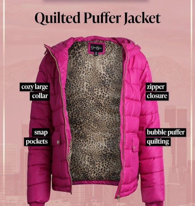 Puffer Jacket - Full Zip Up Insulated Quilted Jackets for Women - Cozy Women Winter Coats (S-XL)