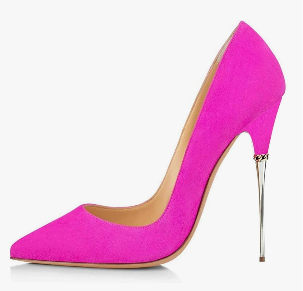 Sexy Slip On Pumps Stiletto Heels Pointy Toe Chic Party Evening Dress
