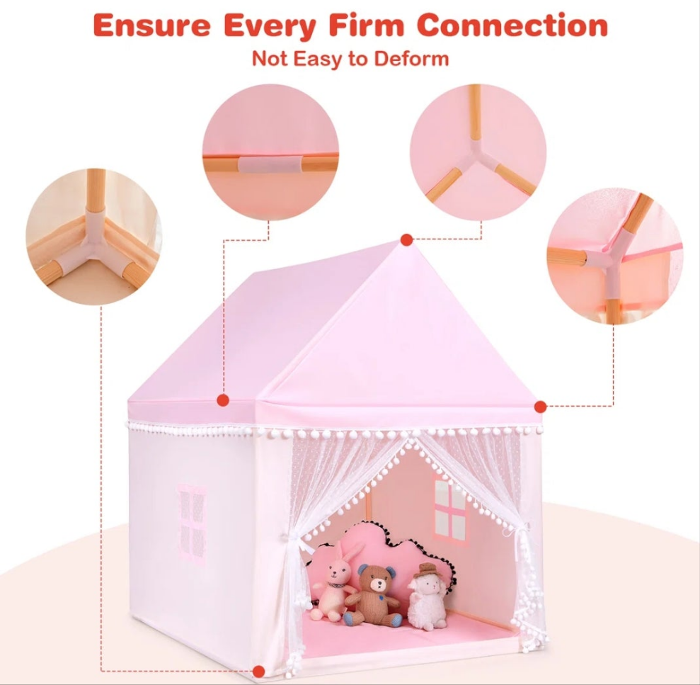 41'' W x 47'' D Indoor / Outdoor Fabric Play Tent