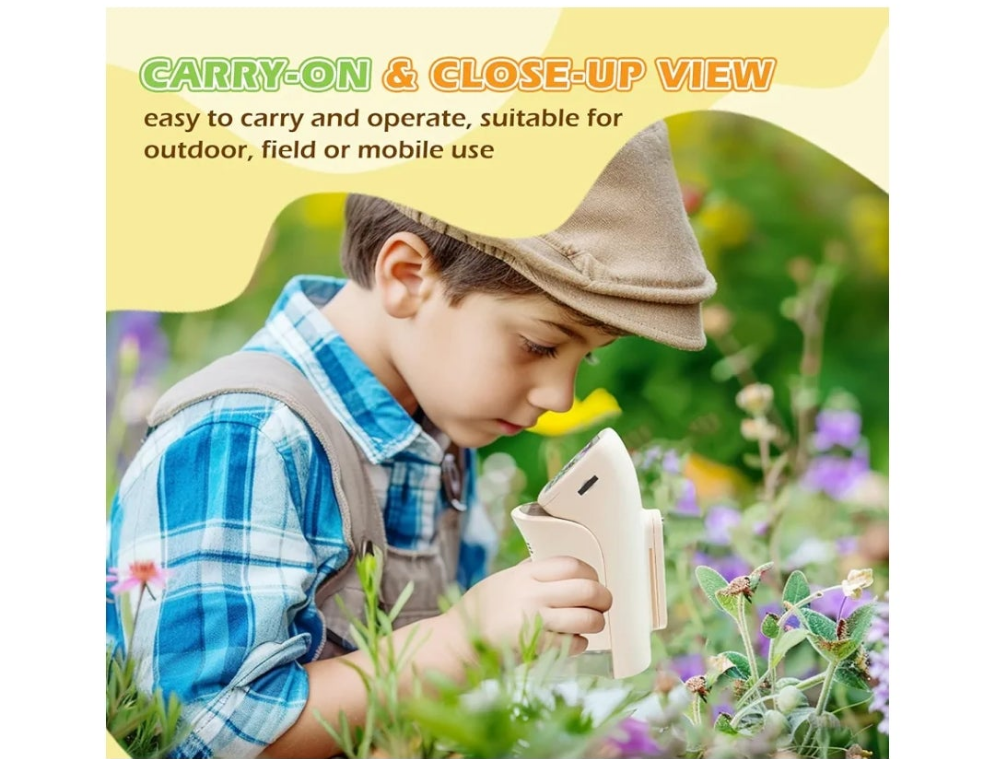 Microscope for Kids, handheld microscope choose from 3 options below ages 5 and up explore nature in depth see things closer than usual