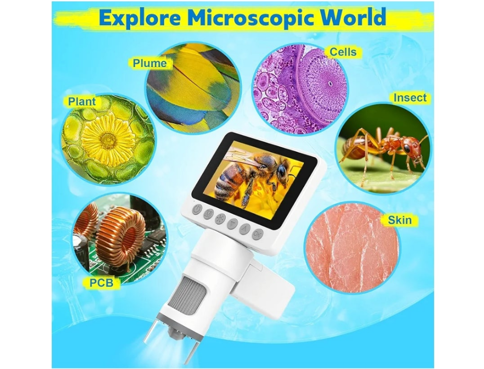 Microscope for Kids, handheld microscope choose from 3 options below ages 5 and up explore nature in depth see things closer than usual