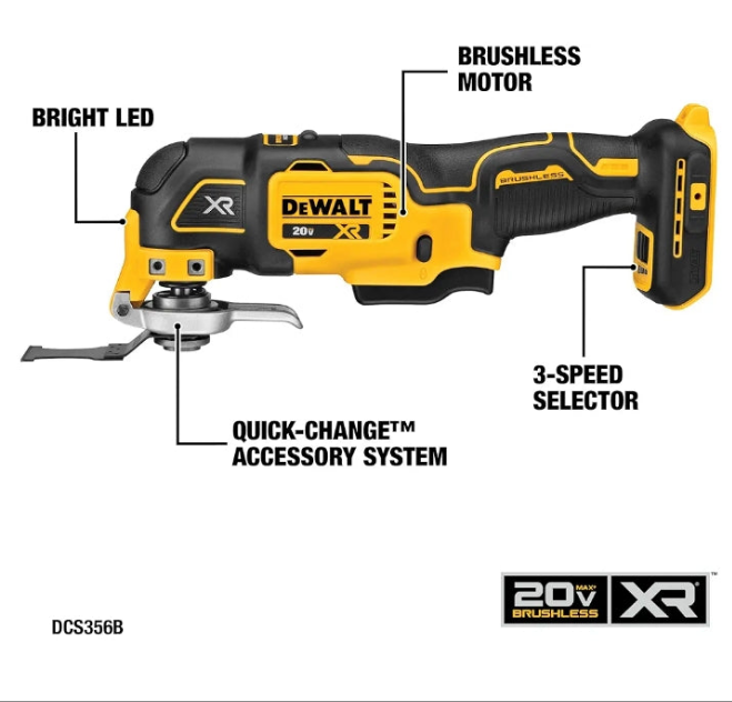 DEWALT 20V MAX Power Tool Combo Kit, 4-Tool Cordless Power Tool Set with Battery and Charger (