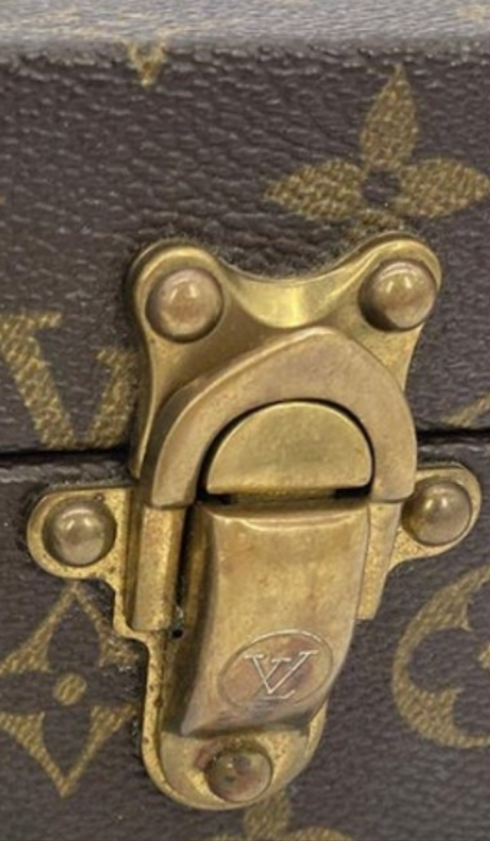 Vintage Louis Vuitton Monogram Jewelry Case c1970s