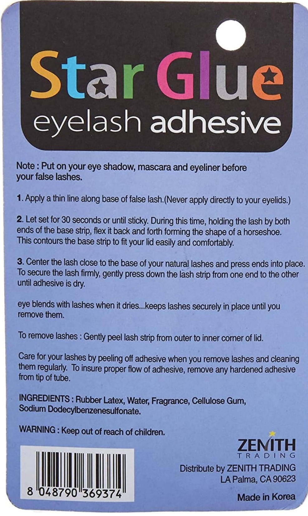 Eyelash Glue Dark