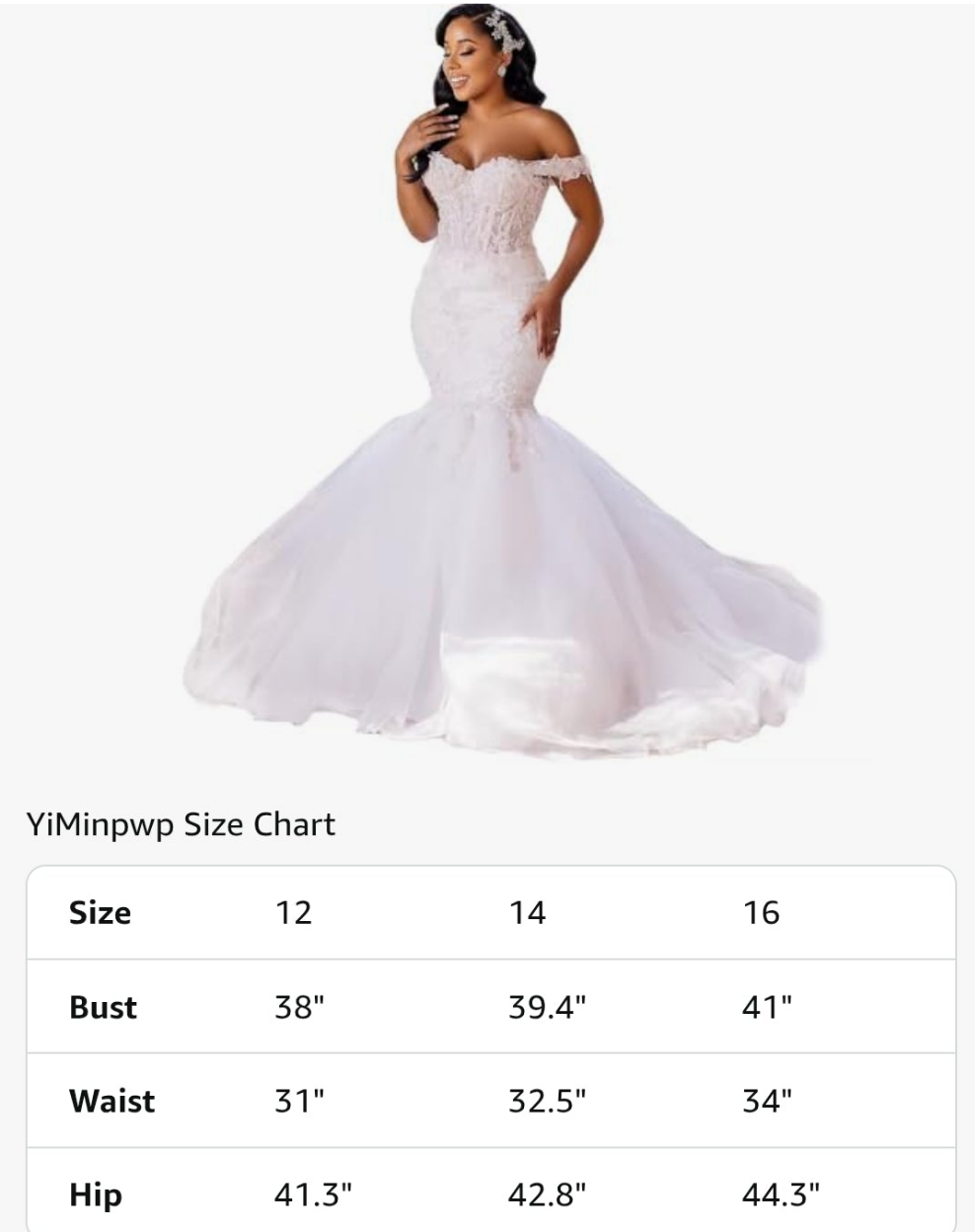 Tulle Mermaid Wedding Dresses for Bride Off Shoulder Lace up Beading Bridal Gowns