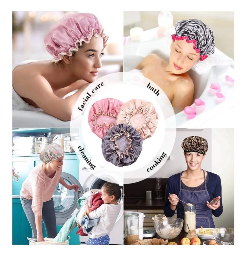 Shower cap 1 pc polyester