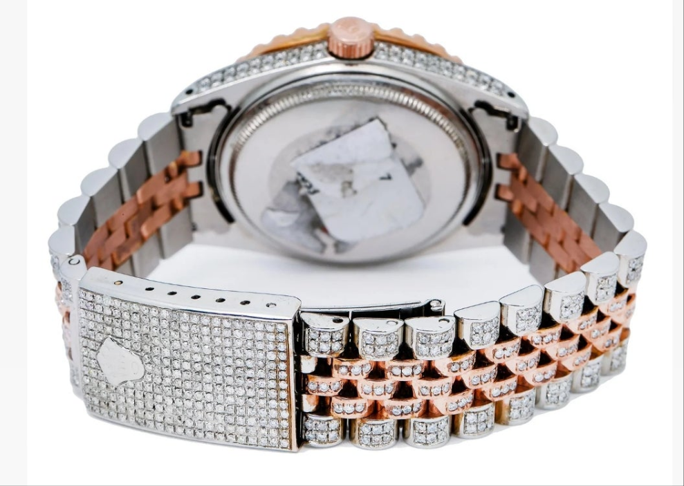 Rolex Datejust 1601 36MM Pink Diamond Dial With Two Tone Jubilee Bracelet (Pre-owned)