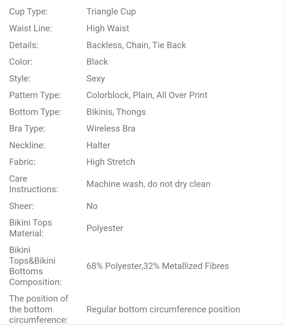Glitter Yarn Women Sexy Bikini Set, Cocomoney