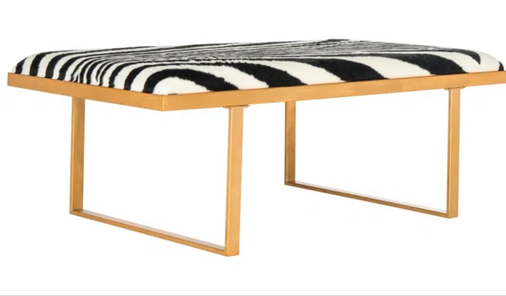 Zebra striped table or seating