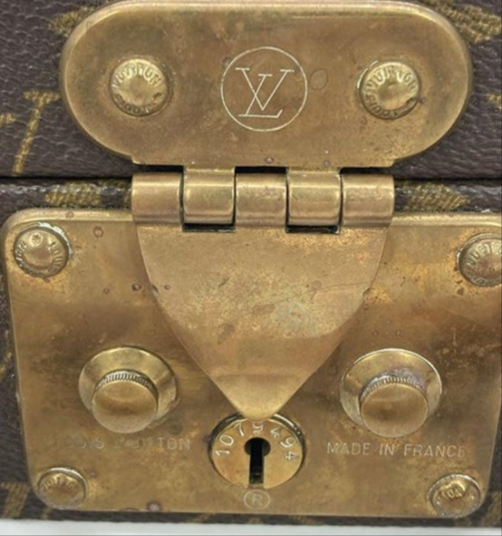 Vintage Louis Vuitton Monogram Jewelry Case c1970s
