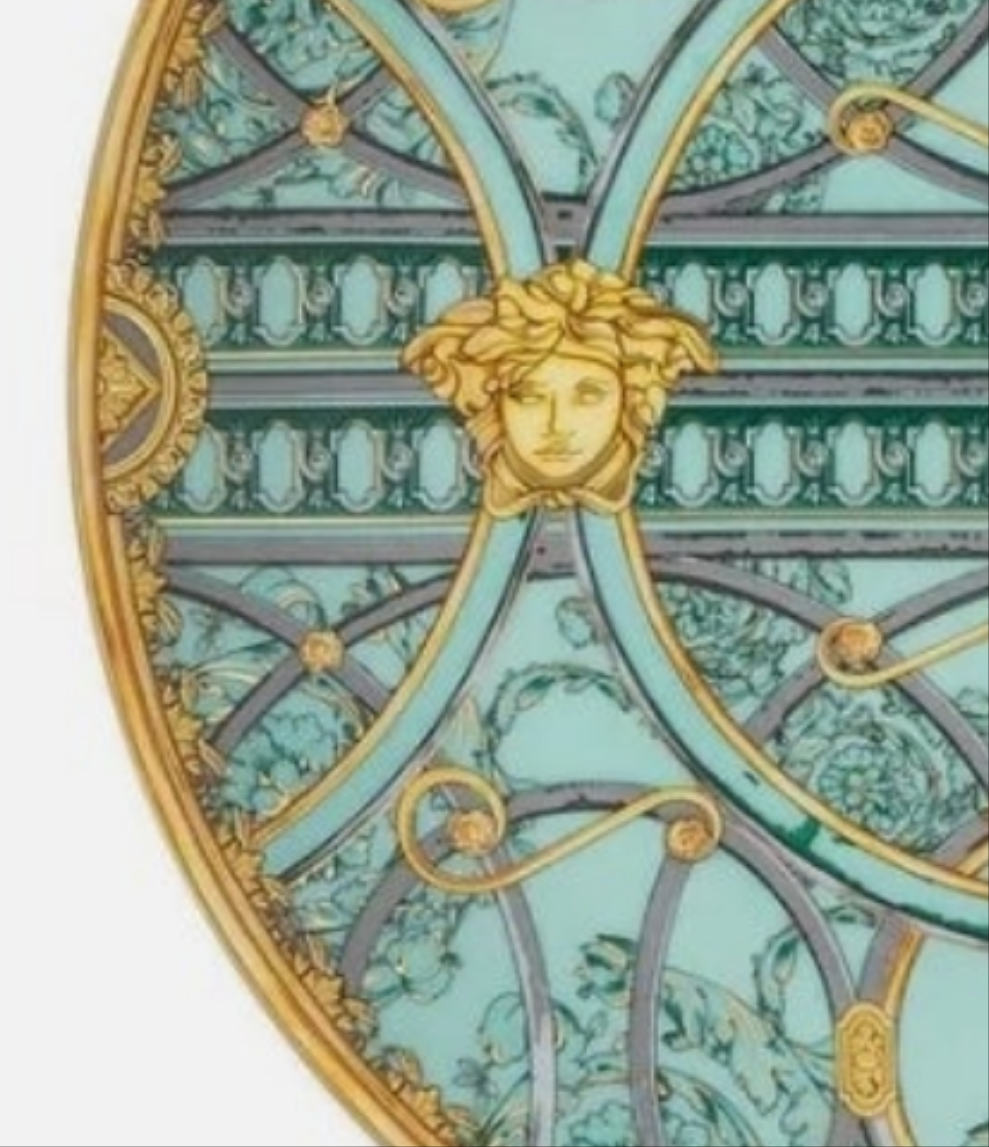Versace Rosenthal - La Scala del Palazzo Verde - set of 6 flat plates ø cm 21