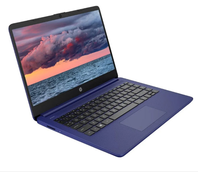 HP Portable Laptop, Student and Business, 14" HD Display, Intel Quad-Core N4120, 16GB DDR4 RAM, 64GB eMMC, 1 Year Office 365, Webcam, SD Card Reader, HDMI, Wi-Fi, Windows 11 Home, White, KKE Mousepad