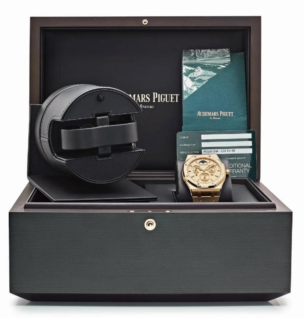 Audemars Piguet Royal Oak Perpetual Calendar Ultra-Thin 26586BA.OO.1240BA.99 Watch Yellow Gold Limited Edition