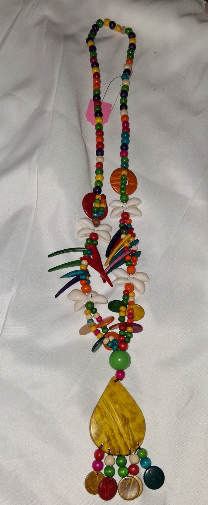 COCOMONEY NECKLACE 60IN CUSTOM JEWELRY only 1