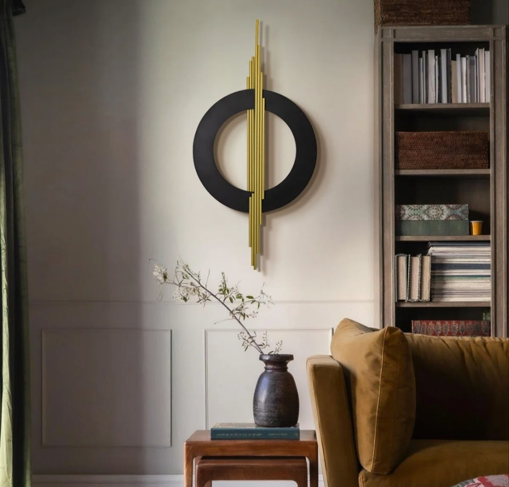 3D Modern Metal Wall Decor (Hangable Horizontally or Vertically) indoor or outdoor
