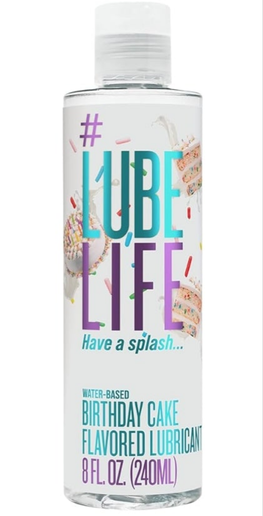 Sex Lubricant Water-Based Flavored Lubricant, Personal Lube for Men, Women and Couples, Made Without Added Sugar, 8 Fl Oz