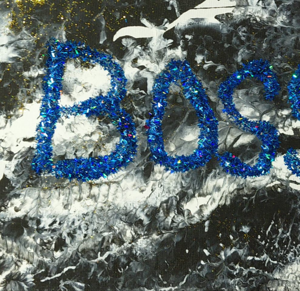 COCOMONEY ART Boy Boss 1 OF 1 CUSTOM PIECE BY COCOMONEY painting on canvas