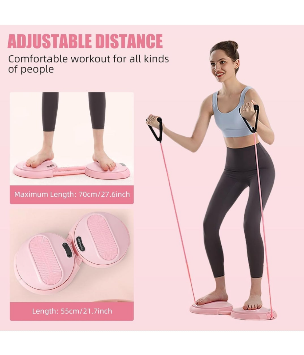 Waist Twisting Machine with Counter, Adjustable Waist Twister Board for Women Belly Fat, Twist Board for Exercise, Ab Twister Board Twist Exercise Machine