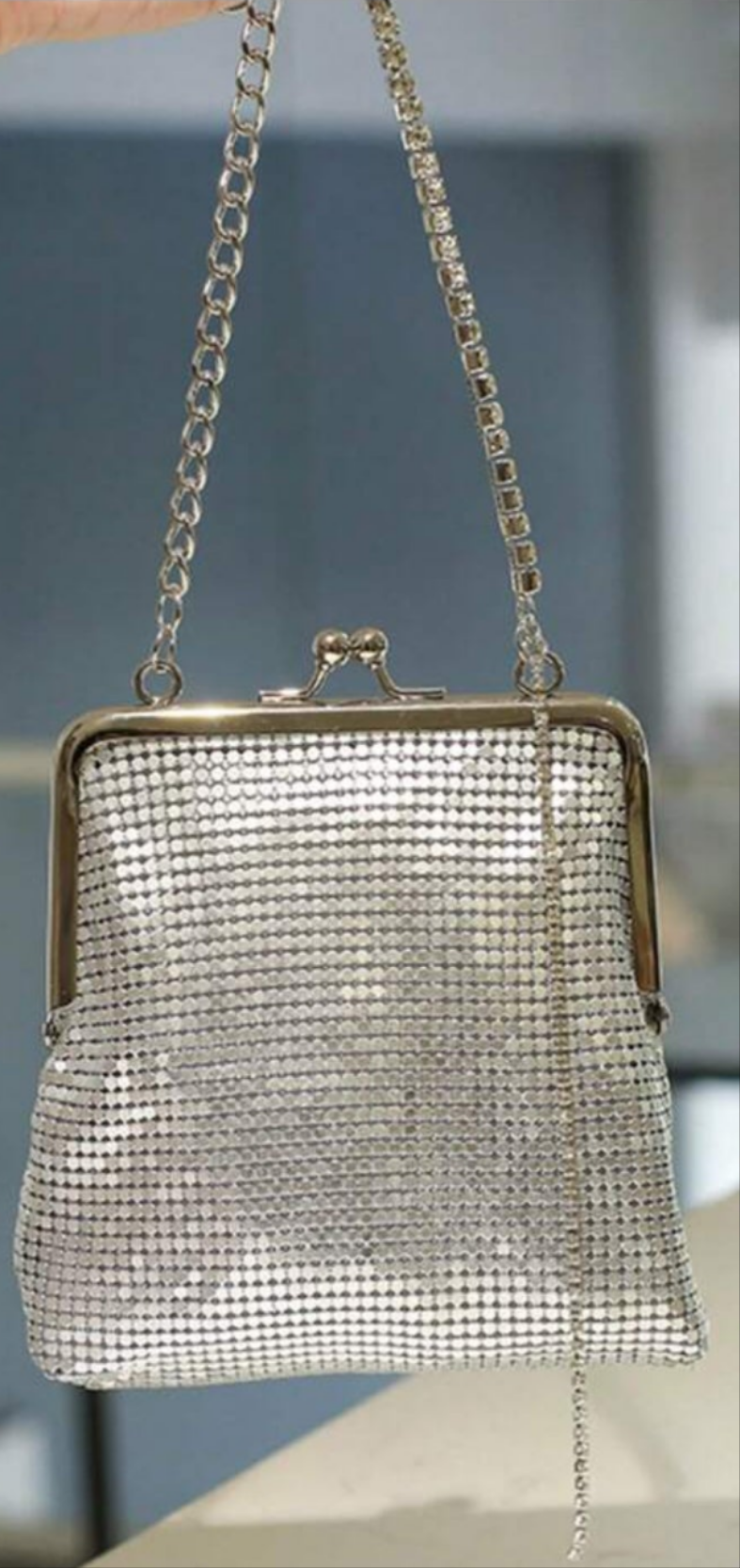 COCOMONEY Miss Prissy mini bag with chain kiss me 💋