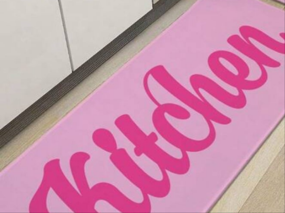 1pc Kitchen Non-Slip Floor Mat ,Room Decor pink
