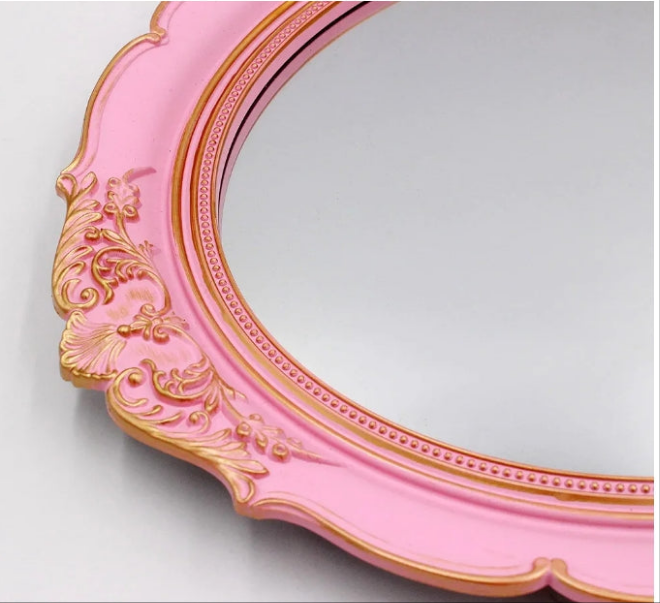 Hanging Mirror 14.8 x 13.1 inchs Oval Mirror