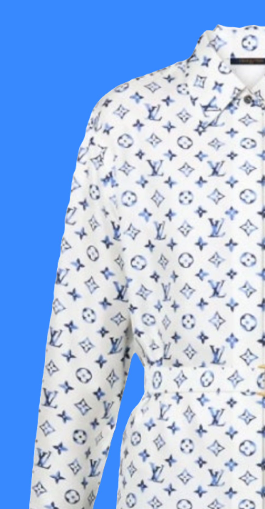 Louis Vuitton Monogram Shirt Dress