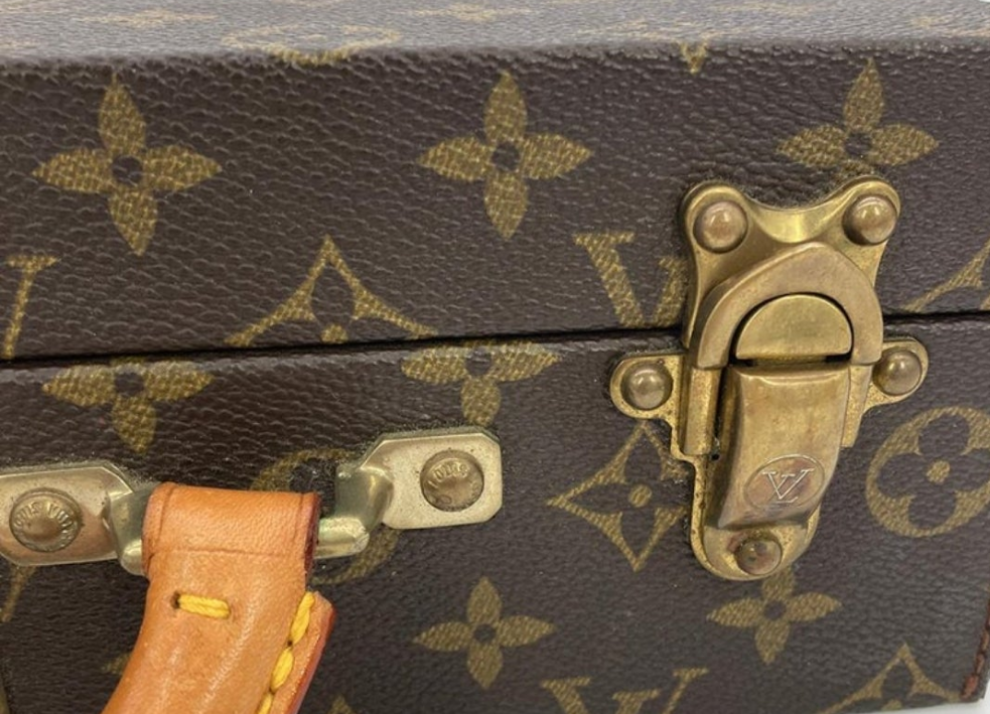 Vintage Louis Vuitton Monogram Jewelry Case c1970s