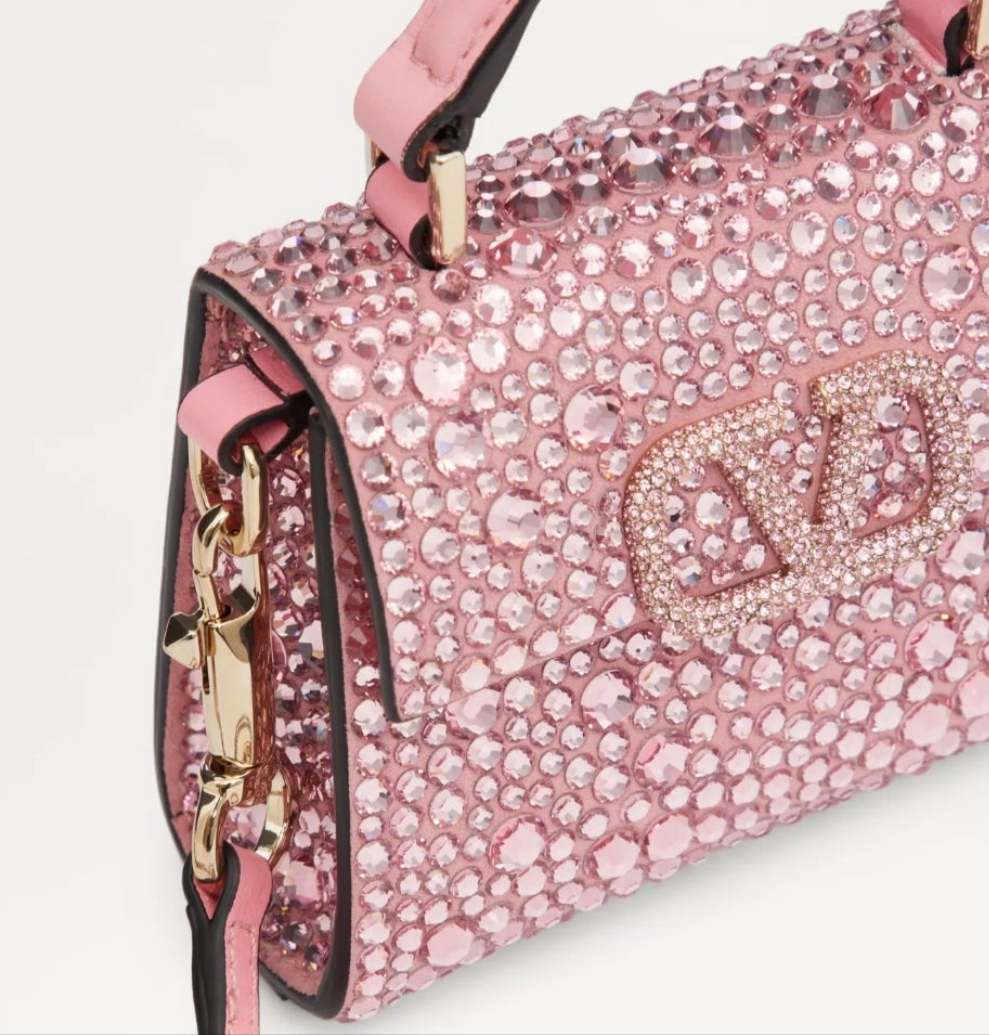 Devotion Metallic Leather Top Handle Bag