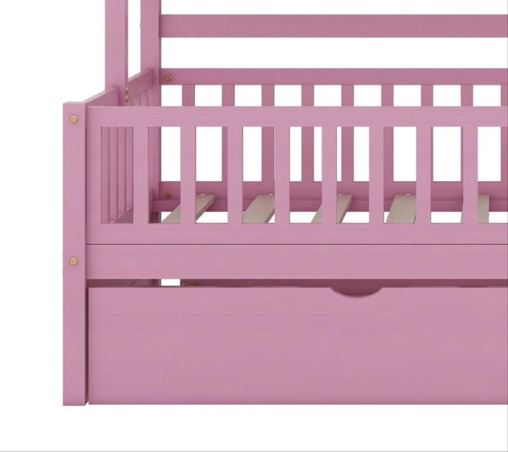 Pink Twin House Daybed with Trundle Pink or White cute π
