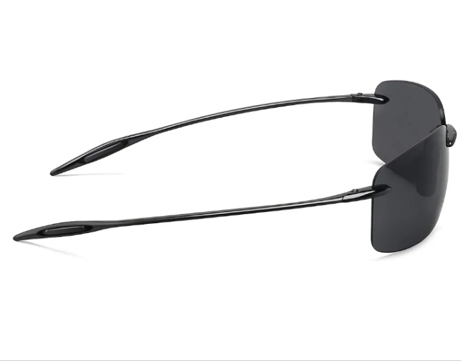 Sunglasses for Men Women Tr90 Rimless Frame for Running Fishing Golf Surf Driving