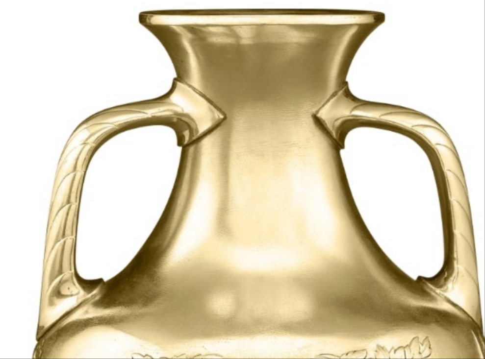 Beautiful Silver Gilt Portland Vase by Elkington & Co.