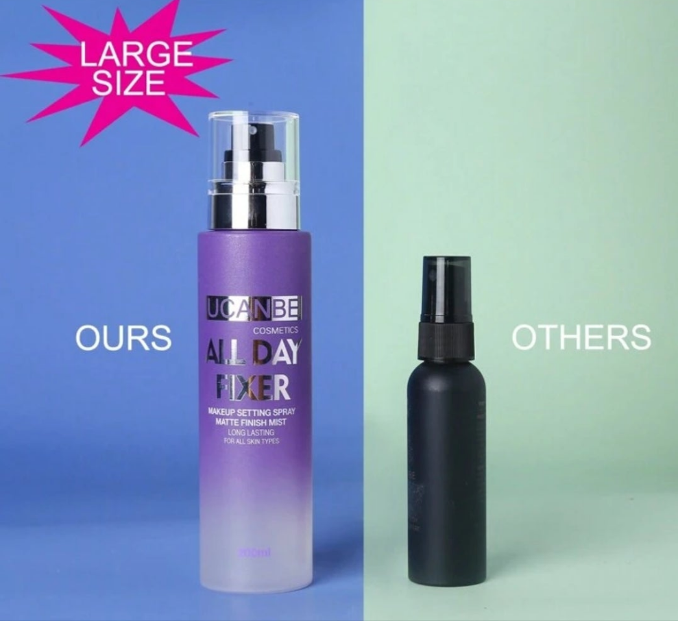 Makeup Setting Spray -Matte / Dewy Finishing Spray, Long Lasting Oil Control Make Up Spray, Lightweight Hydrate Face Mist For Face