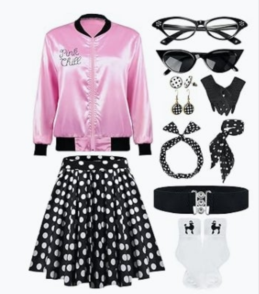 Adult Halloween costume comes with accessories show in its photo choose number by the costume you want