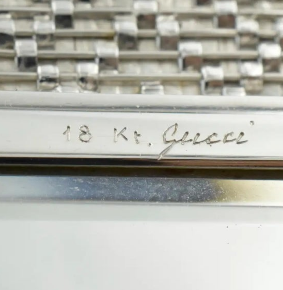 Gucci Gold and Diamond Minaudière 0.58k 18k Gold